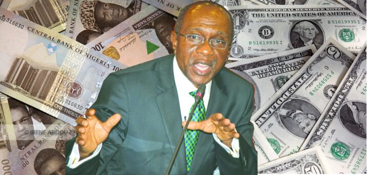 Emefiele, spraying of Naira, Dirty Naira, Manhandle