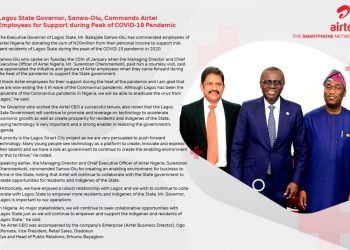 Sanwo-Olu commends Airtel employees