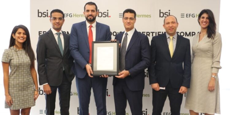 EFG Hermes, first Egyptian Financial Institution to Achieve ISO 31000:2018
