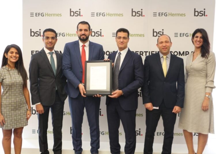 EFG Hermes, first Egyptian Financial Institution to Achieve ISO 31000:2018