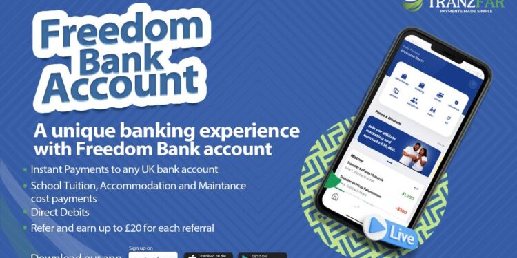 Tranzfar Freedom Account Nigeria