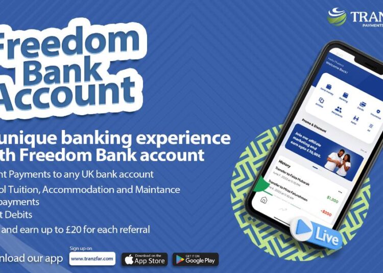 Tranzfar Freedom Account Nigeria