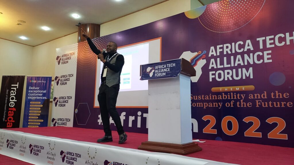 Oluseyi Akindeinde at AfriTECH 2