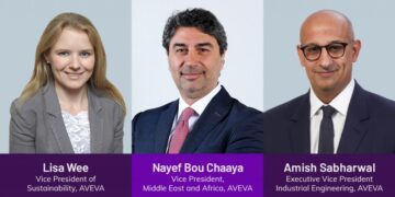 COP27 Speakers - Lisa Wee, Nayef Bou Chaaya and Amish Sabharwal of AVEVA
