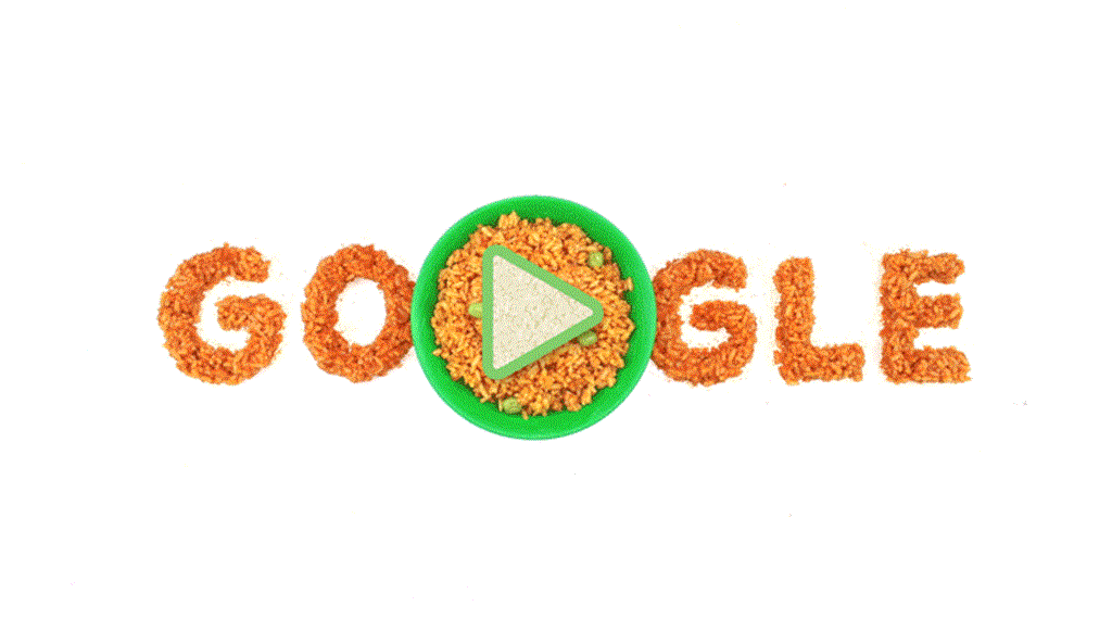 Google Jollof Rice Doodle