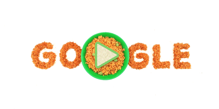 Google Jollof Rice Doodle