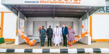 SIFAX ICT Donates Bus Stop to Ijora