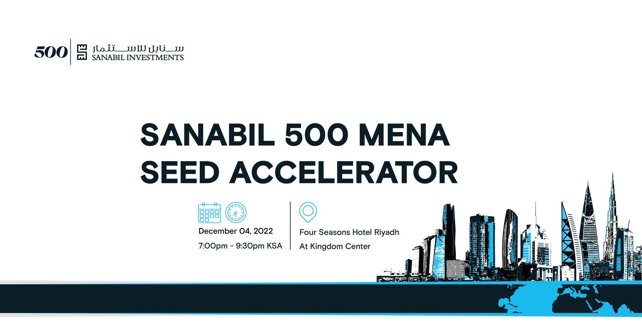 15 Startups in Batch 4 of the Sanabil 500 MENA Seed Accelerator Program