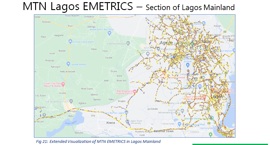Section of Lagos Mainland