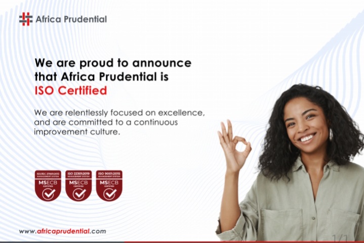 Africa Prudential Bags more ISO Certifications
