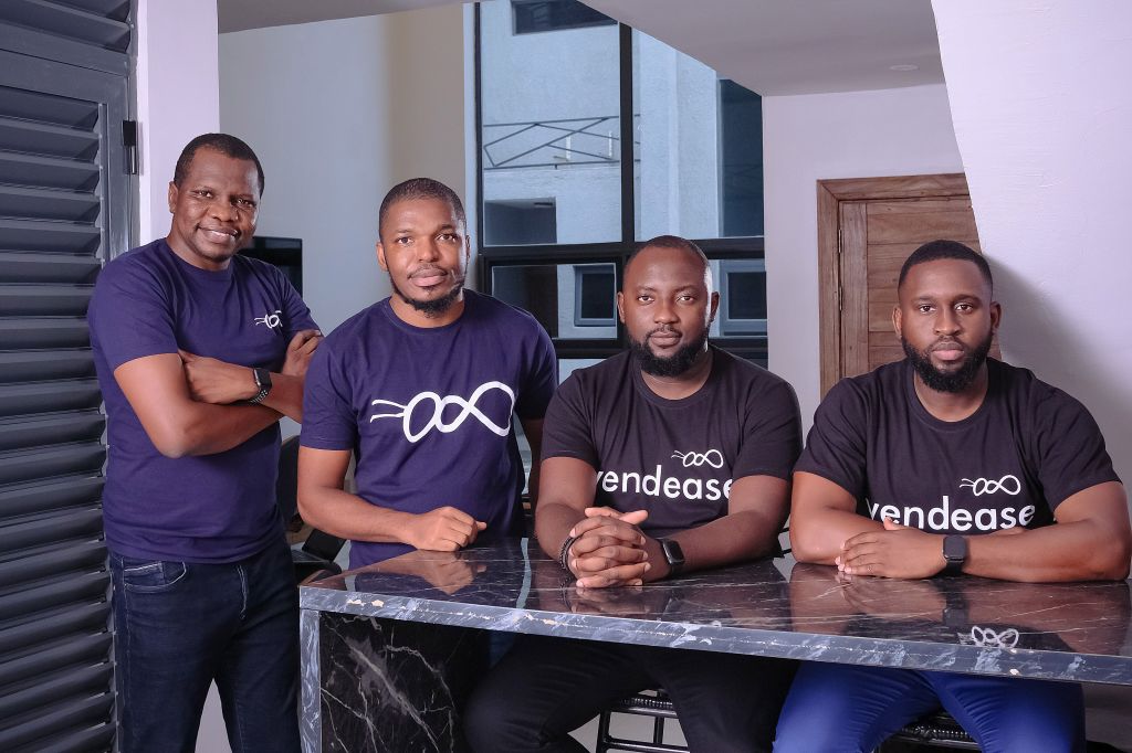 Vendease founders — Wale Oyepeju, Tunde Kara, Olumide Fayankin and Gatumi Aliyu