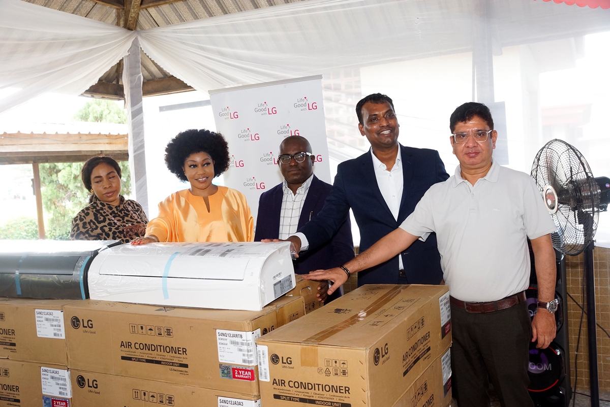 LG Electronics donates AC to Gbagada General Hospital
