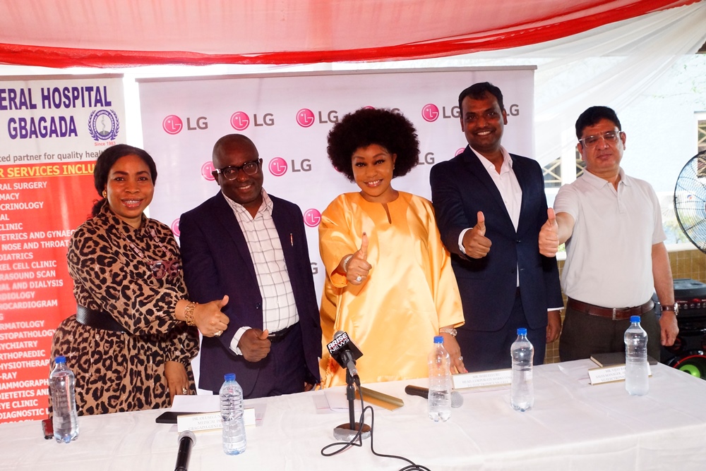LG Electronics donates AC to Gbagada General Hospital 