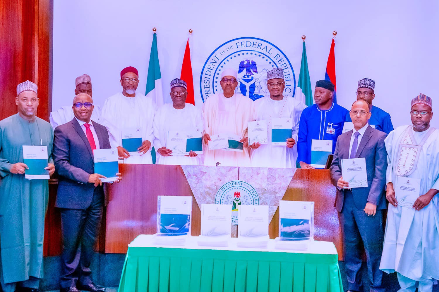 President Muhammadu Buhari presided over the unveiling of two new policies