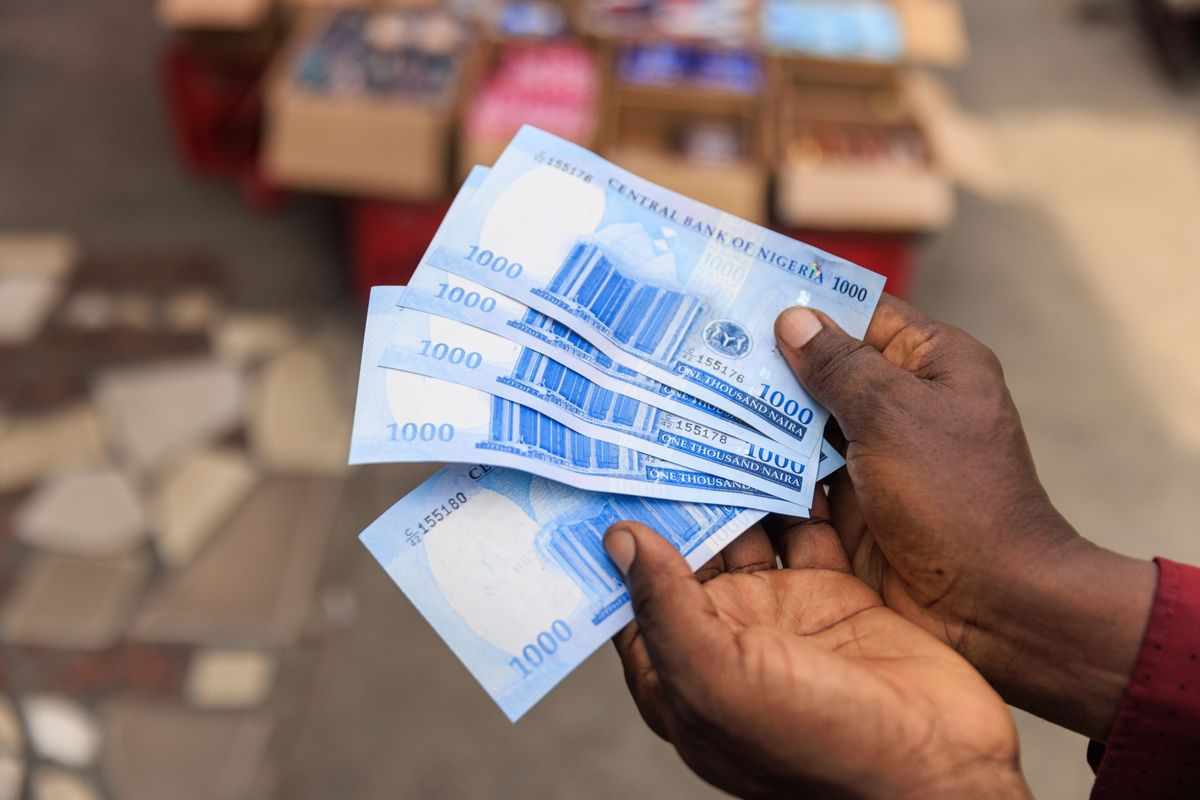 Nigeria cash crunch - photo credit Bloomberg