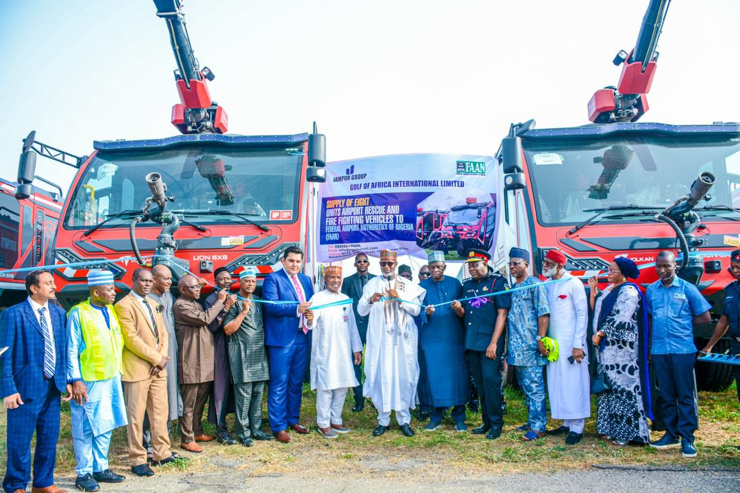 FAAN Commissions 10 new High Capacity Firefighting Vehicles 