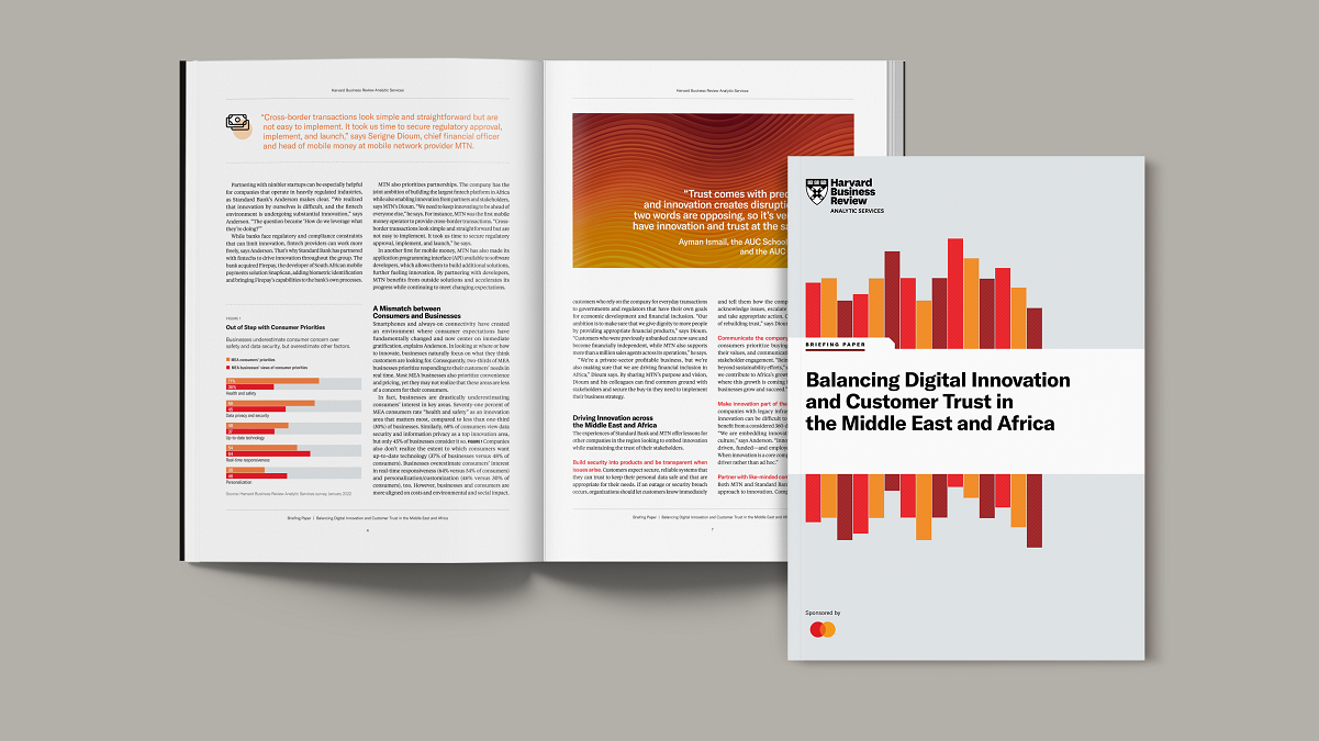 Harvard Business Review and Mastercard study