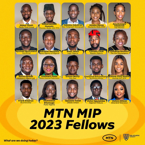 2023 Fellows of the MTN Media Innovation Programme, MTN-MIP 2