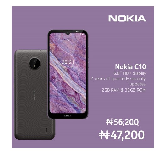 Nokia C10 Price in Nigeria