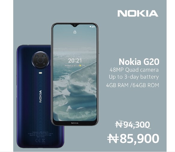 Nokia G20 price in Nigeria