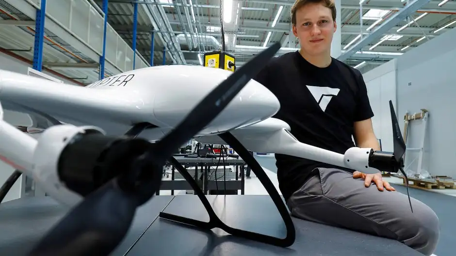 Tom Plümmer, CEO and Co-founder of Wingcopter