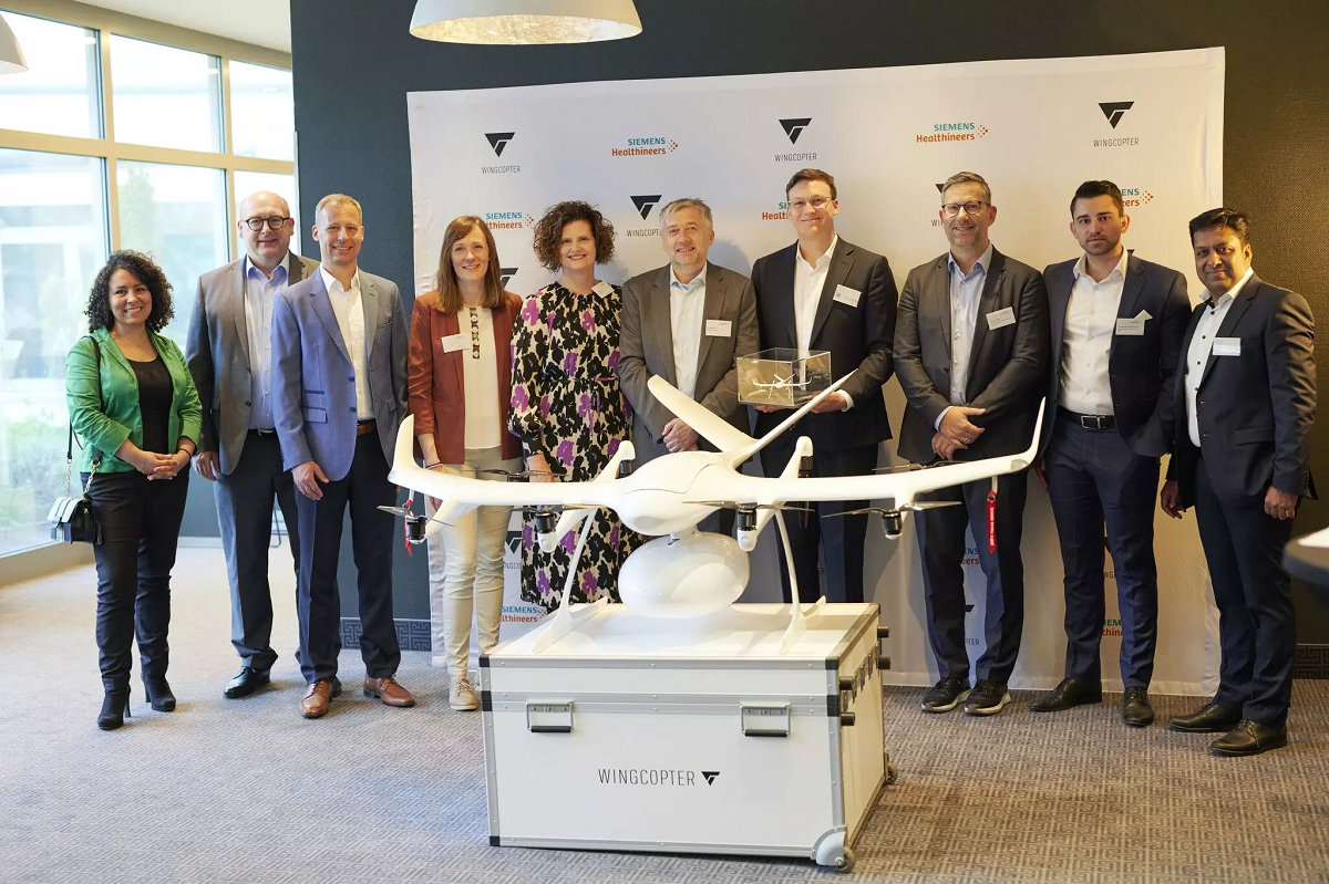 Wingcopter partners with Siemens Healthineers to deliver lab samples 1