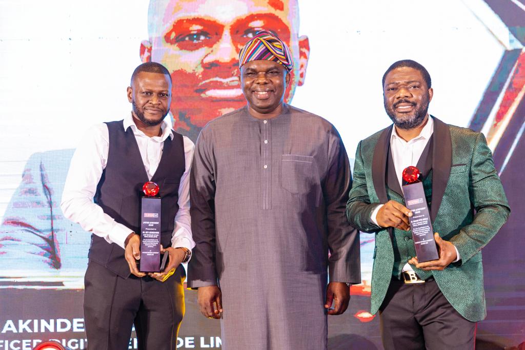 Adewale Obadare and Oluseyi Akindeinde BusinessDay award