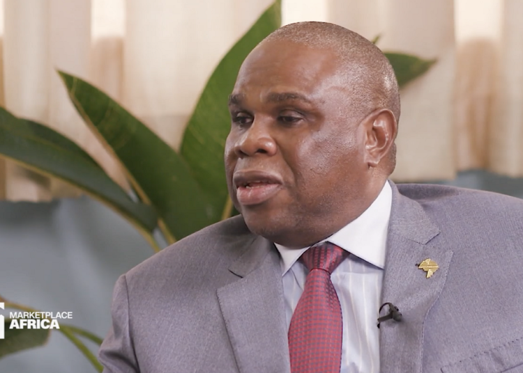 Benedict Okey Oramah, Afreximbank’s President speaks to CNN’s Eleni Giokos