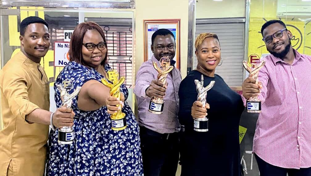 Humans of GDM Group Pose with their EXMAN Awards