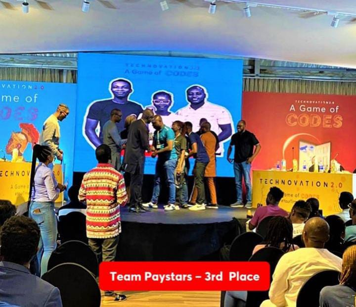 Team Paystars - Third position 