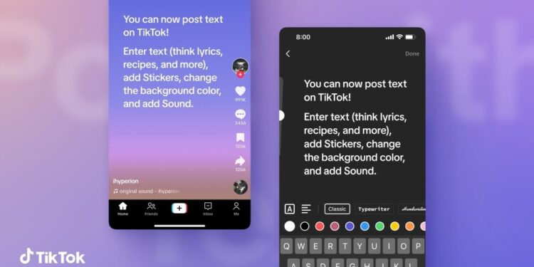 TikTok Introduces Text Posts, Expanding Creative Opportunities for Creators
