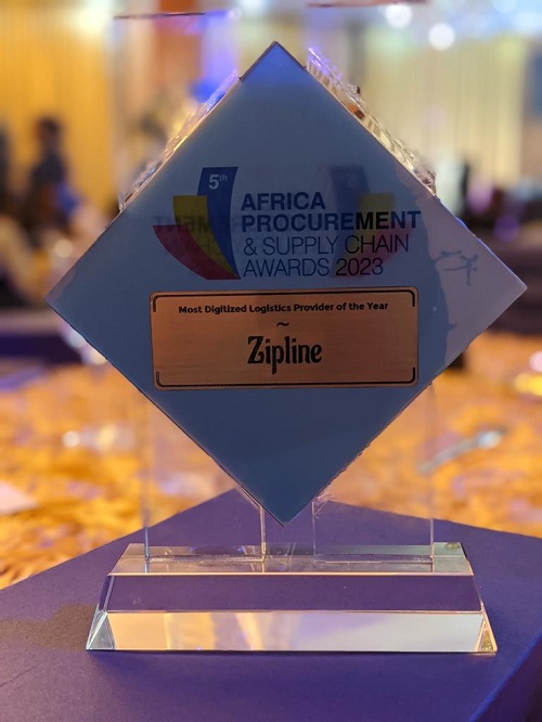 Zipline Ghana wins award 