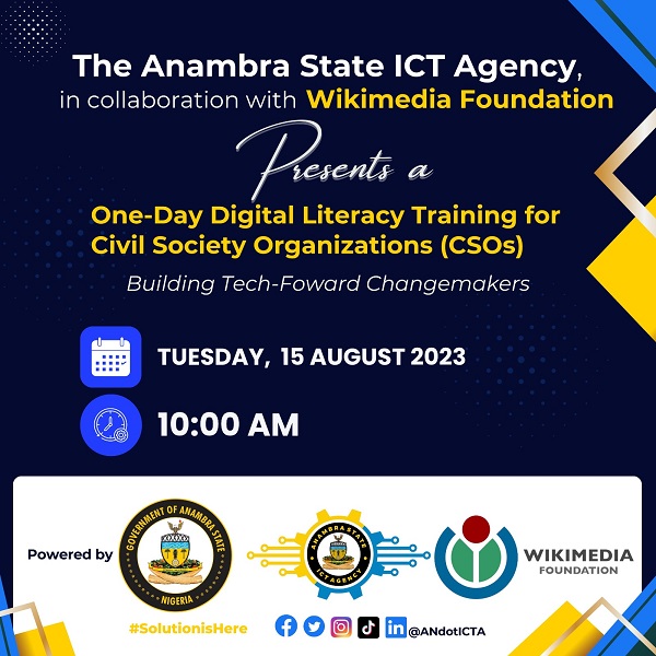 Anambra ICT Agency and Wikimedia Foundation