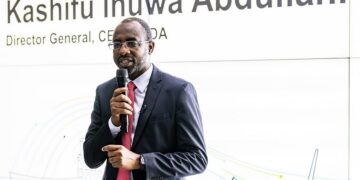 NITDA DG speaking at Cisco EDGE Centre Nigeria launch