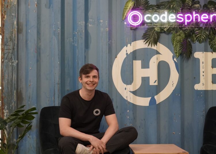 Elias Groll Codesphere founder and the team