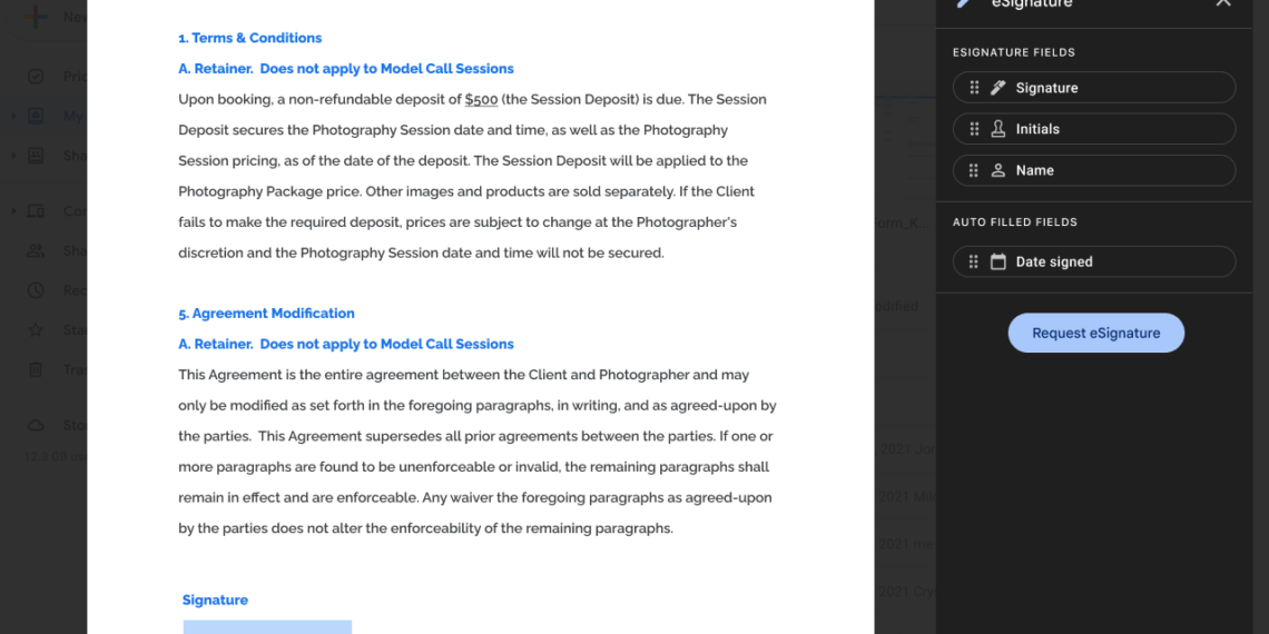 Google Introduces eSignature for Google Docs and Google Drive