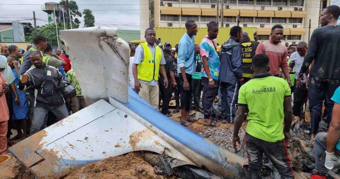 Helicopter Crashes in Lagos