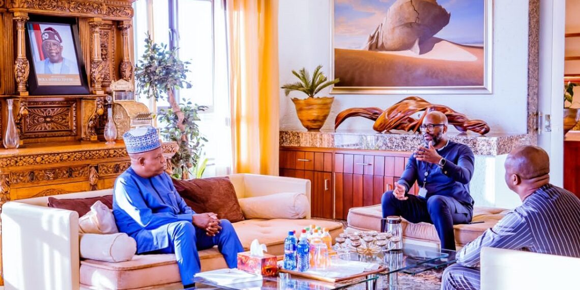 Kashim Shettima and MTN GCEO Ralph Mupita