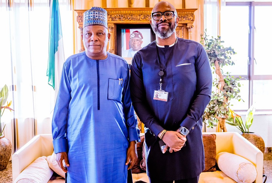 Kashim Shettima and MTN GCEO Ralph Mupita