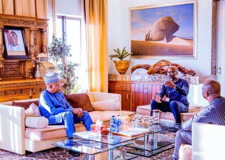 Kashim Shettima and MTN GCEO Ralph Mupita