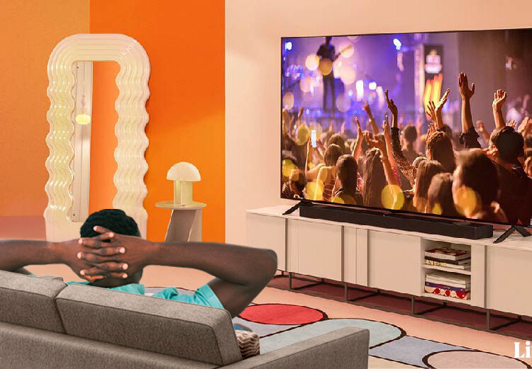 Modern Living Room Experience with LG TV