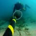 Repair work on undersea cable