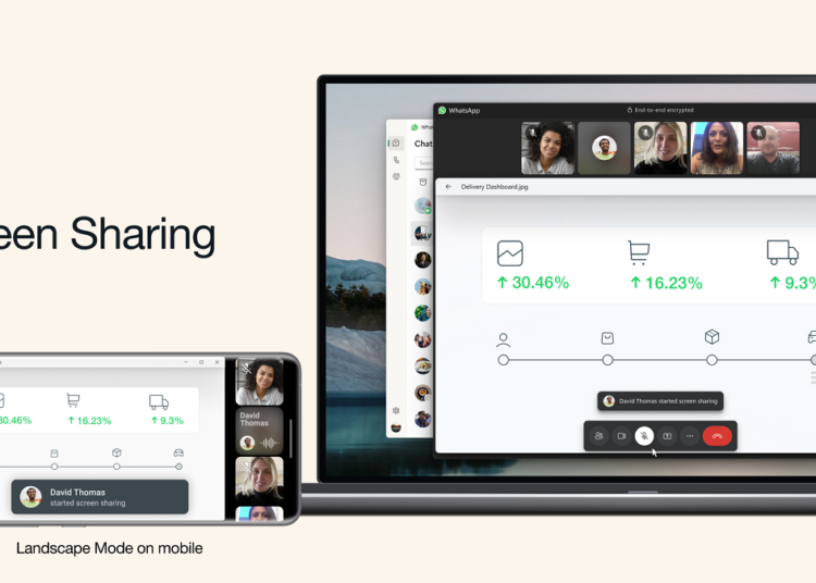 WhatsApp Screen Sharing