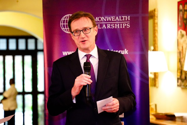 British High Commissioner, Dr Richard Montgomery CMG, at the pre-departure reception in Abuja