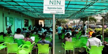 NIN enrolments by NIMC
