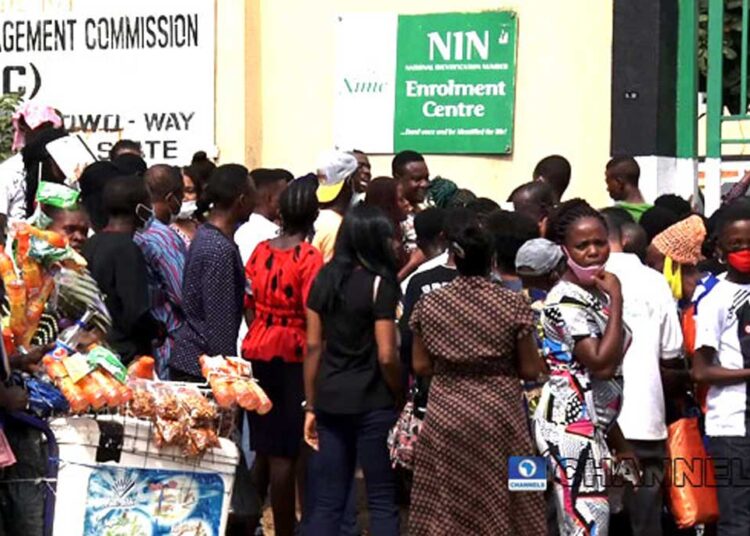 NIN enrolments by NIMC in August 2023