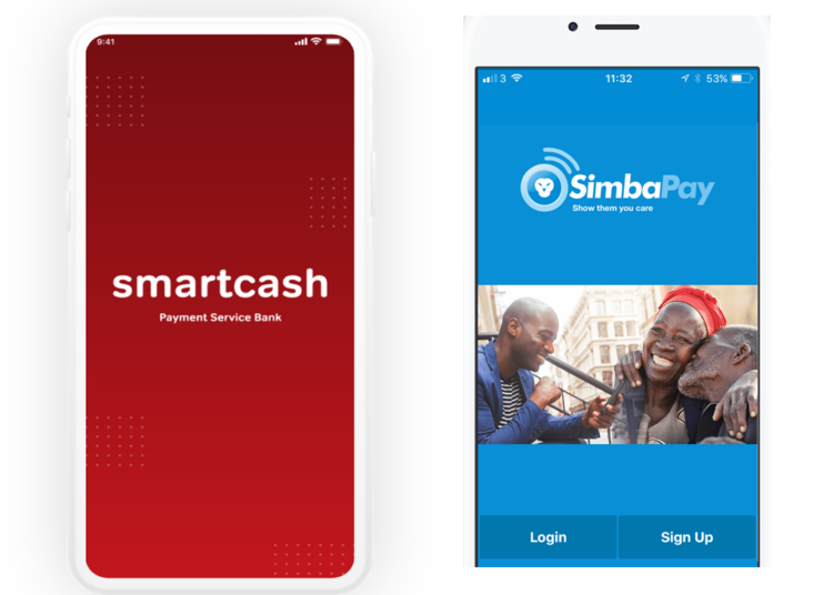 Smartcash PSB and Simba Pay -