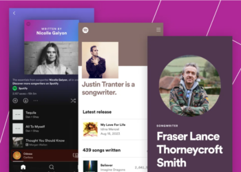 Spotify Introduces Songwriter Promo Cards to Make Music Creators More Visible