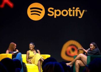 Celebrities, podcasters, influencers, music executives, media personalities and music fans at Spotify experiential events - #SpotifyPodcastsLagos and #SpotifyAfrobeats