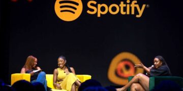 Celebrities, podcasters, influencers, music executives, media personalities and music fans at Spotify experiential events - #SpotifyPodcastsLagos and #SpotifyAfrobeats